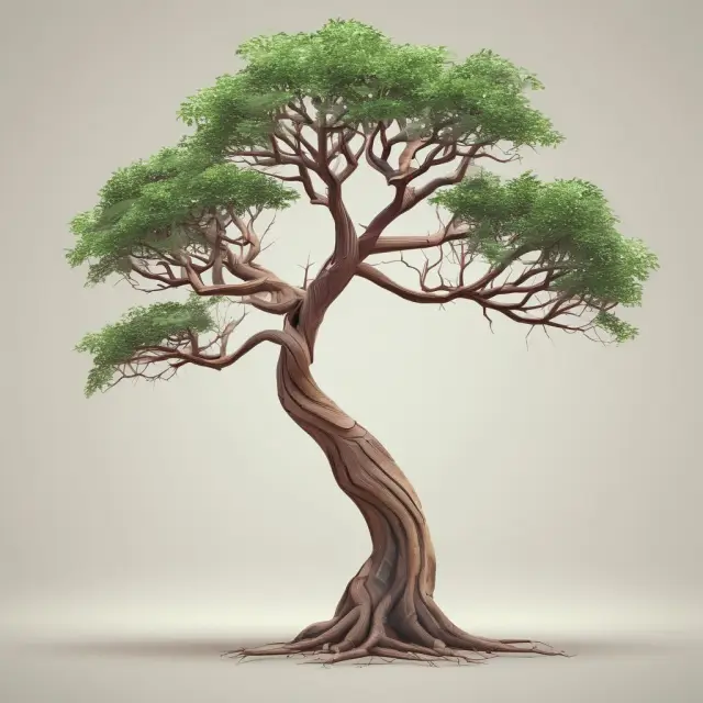 A vibrant, growing tree with branches symbolizing Paga