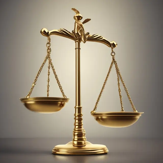 Golden scale weighing paid-in and earned capital, symbolizing a company