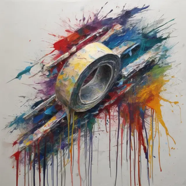 Artist manipulating stock prices with a paintbrush, influencing investor decisions and market integrity