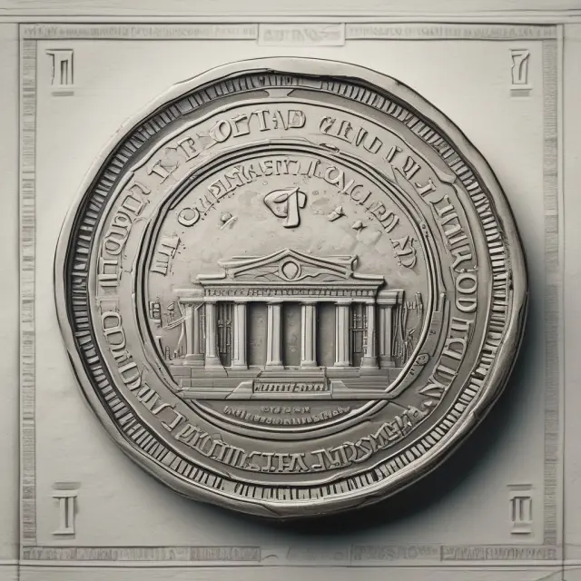 An image of a coin with one side depicting historical paper money, another side displaying modern contactless payments, and the edge symbolizing digital currencies