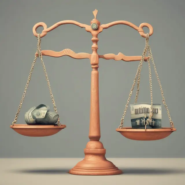 An image of an old-fashioned scale with 