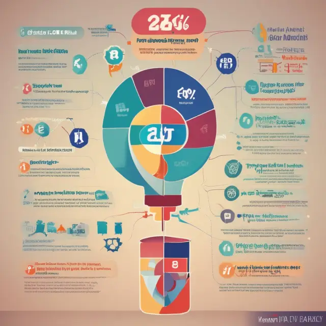 A vibrant infographic illustrating the powerful impact of the top 20% factors on 80% outcomes within finance and investment.