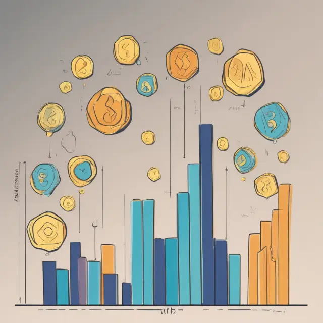Graph illustrating Pareto Principle in finance, visualizing the distribution of financial impact to significant causes