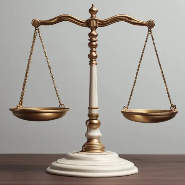 Call and put options balanced on a scale, demonstrating parity price relationship