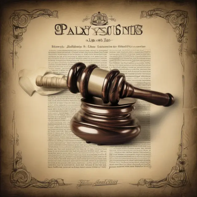 A minister holding a gavel strikes scrolls representing tax laws and social security benefits, highlighting how parsonage allowances can impact retirement income.