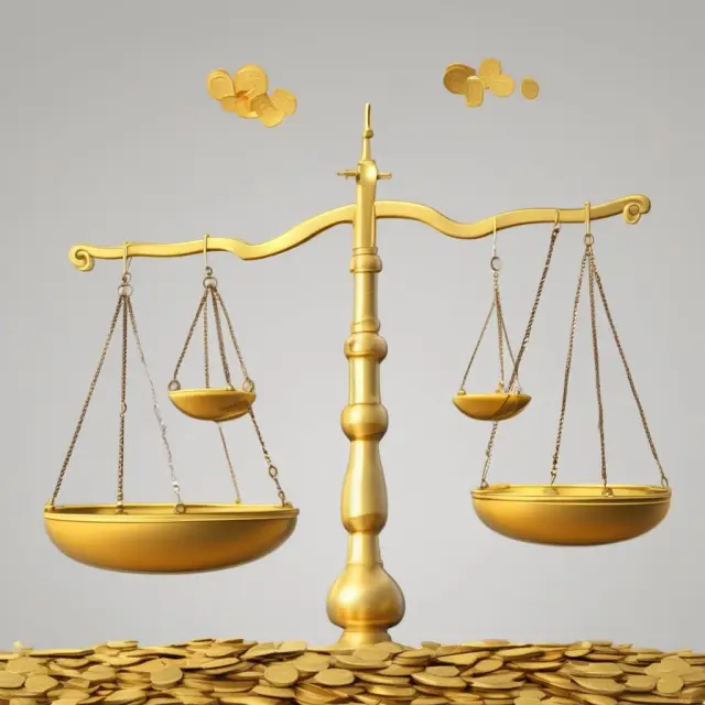 A scale tips with gold coins and lifeboats, representing the choice between participating policies and term life insurance.