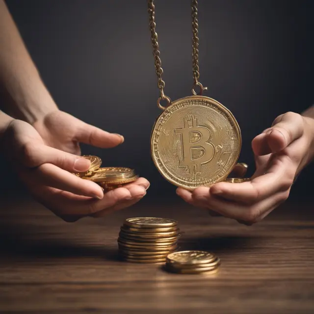 Two hands holding different numbers of golden coins representing term life and participating policies