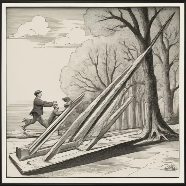 See-saw illustrating the relationship between the labor force participation rate and unemployment, emphasizing their interplay in portraying the health of an economy.