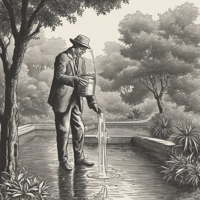 Anonymous investor adding water to flourishing Indian stock market garden using Participatory Notes