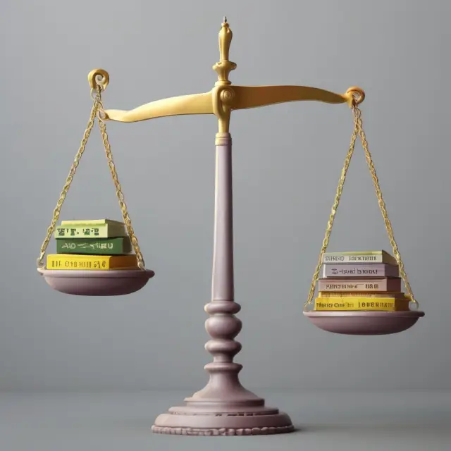 Scales illustrating passive losses counterbalanced against active gains, reflecting the complexities of tax planning.