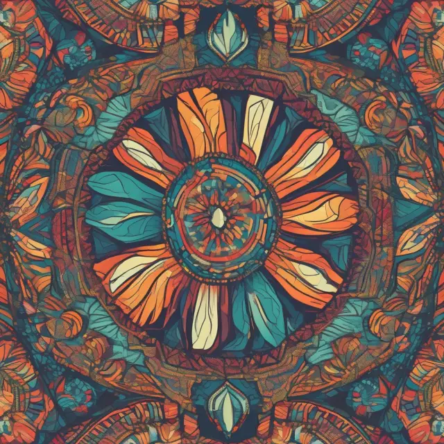 Kaleidoscope filled with various stock symbols representing passive investing
