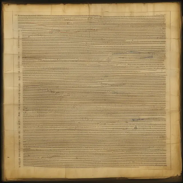 Image of an ancient parchment displaying milestones on the timeline from pre-9/11 legislation to the USA PATRIOT Act