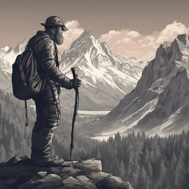 Trader climbing Mt.$25k with securities, illustrating FINRA
