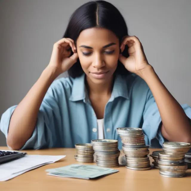 A person holding a payday loan contract contemplates extending the loan or opting for long-term financing. Credit scores hang in the balance.