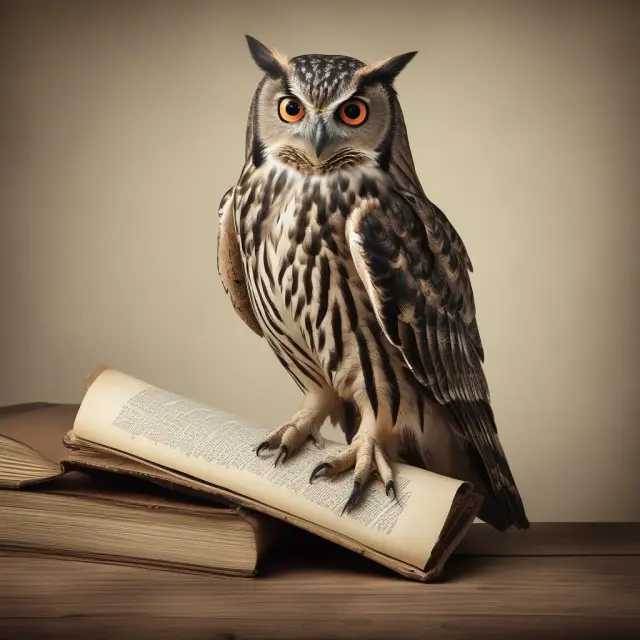 An owl symbolizes wisdom as it sits atop a legal scroll, representing the ethical considerations for payees navigating financial transactions and fiduciary duties.