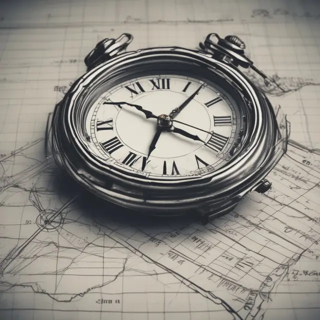 Image of clock hands moving across a financial chart to represent the concept of payout in capital budgeting