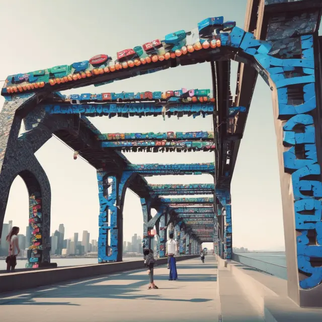 Bridge symbolizing connection between consumers and merchants via PayPal