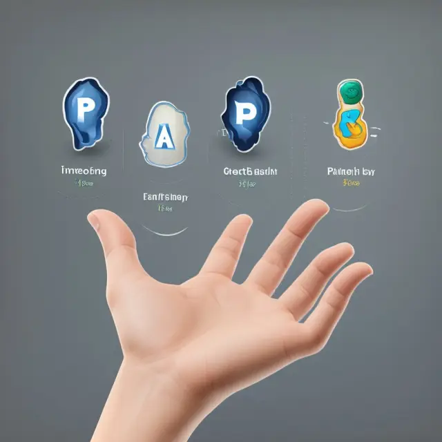 An image showing three scales with weights representing PayPal, Stripe, and Adyen balanced on a hand, symbolizing competition in the online payment market