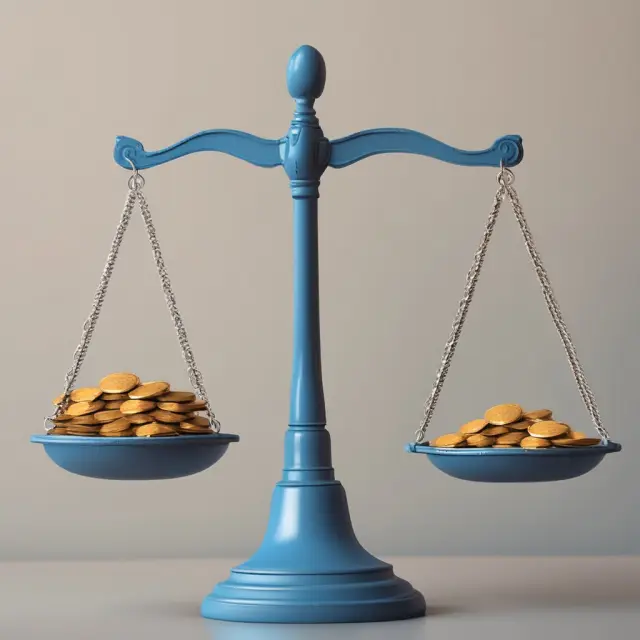 A balance scale tips towards PayPal with one pan filled with business growth benefits, while the other pan showcases a competing platform.