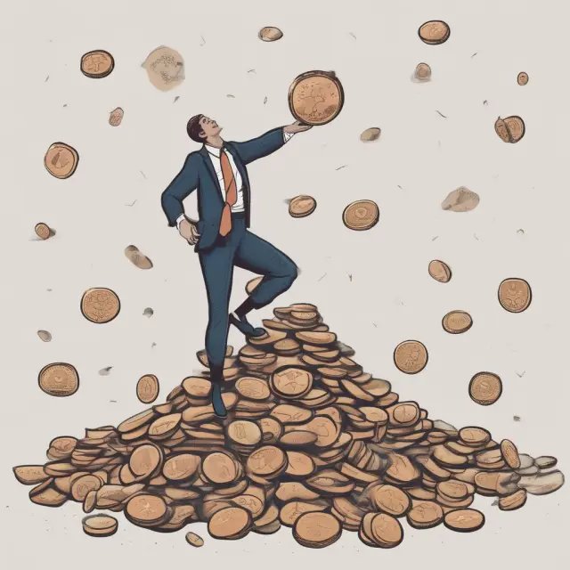 Person juggles bills and savings: Building a financial cushion through 