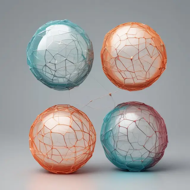 Three orbs representing Projected Benefit Obligation (future), Accrued Benefit Obligation (present), and Vested Benefit Obligation (past) in pension funding.