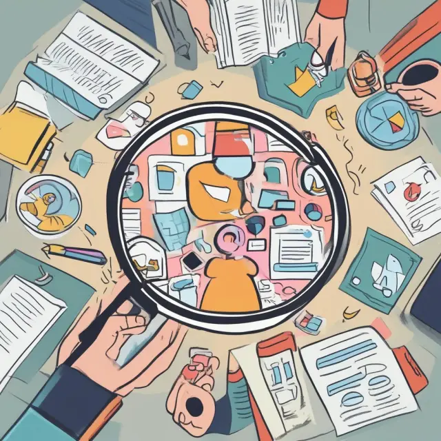 A peer group of consumers influencing marketing trends on social media, alongside an insurance underwriter examining risk data from various groups