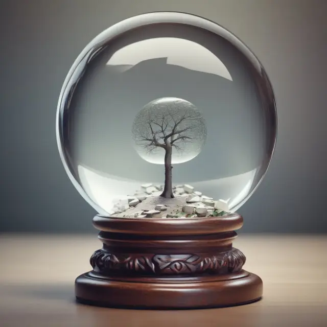 Crystal ball displaying PEG ratio values and their corresponding growth rates
