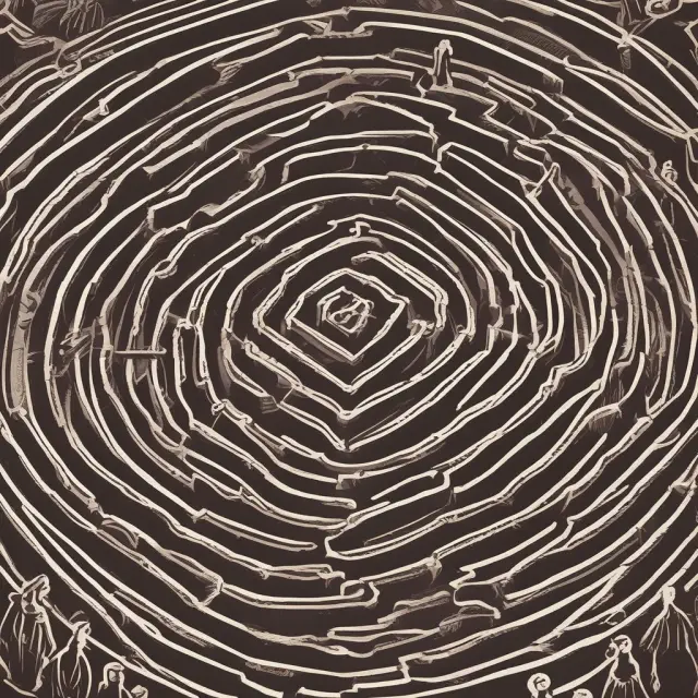 An investor navigates the winding maze of penny stock trading platforms, seeking reliable information to make informed decisions.