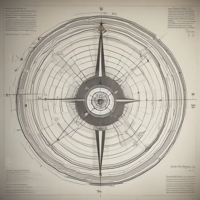 A compass with per capita data at its core, symbolizing informed decision-making for social and economic policies.