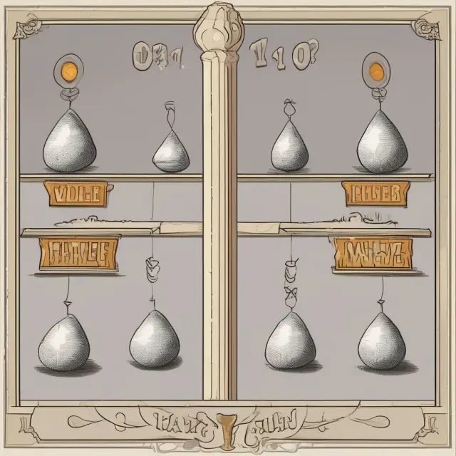 An image of a scale balancing a box labeled 