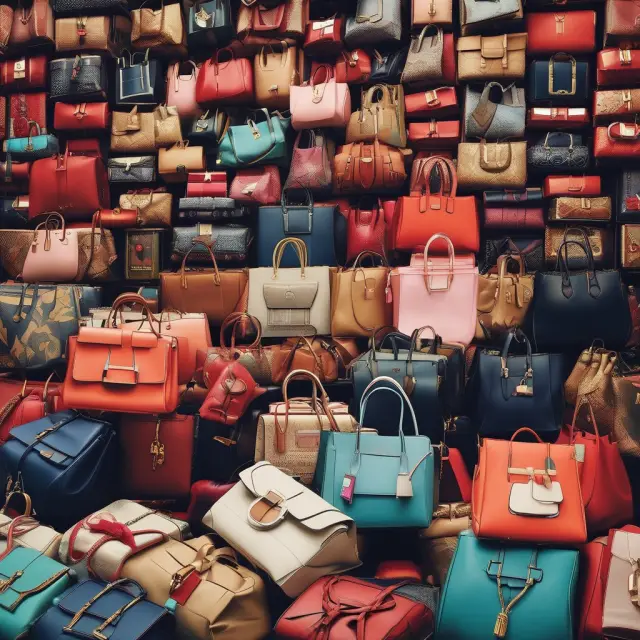A metaphorical scene where bargain brands are depicted as hidden treasures amidst a vast sea of shopping bags, emphasizing their perceived value and appeal to customers