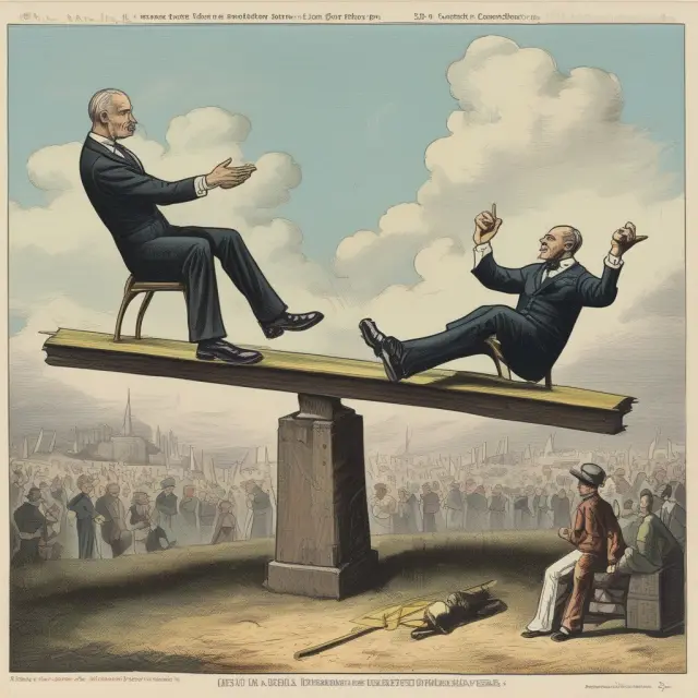 A seesaw with monopoly