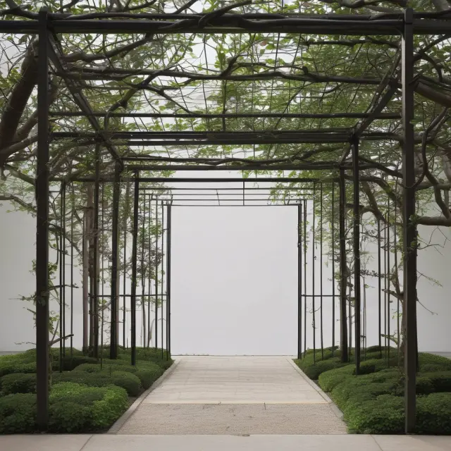 A garden with branches representing performance budgeting