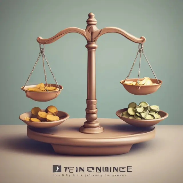 Balance scale comparing resource input to service output in a performance budget.
