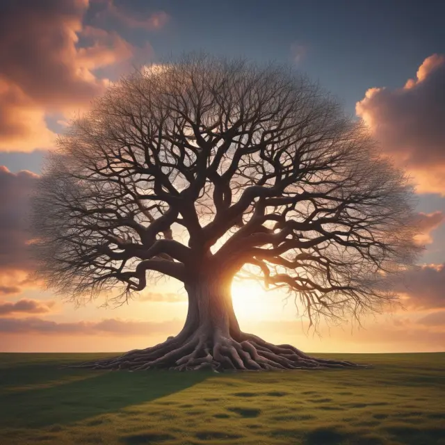 Visual representation of Performance Management and Employee Engagement as interconnected tree branches, growing together to foster a productive work environment