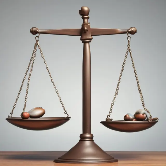 Visualization of personal guarantees: Limited (balance scale with partial weight) vs Unlimited (balance scale with full weight), representing financial responsibility
