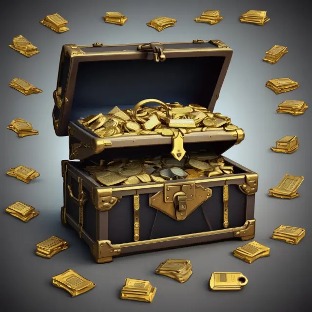 Institutional investors securing access to a digital treasure chest using personal identification numbers (PINs).