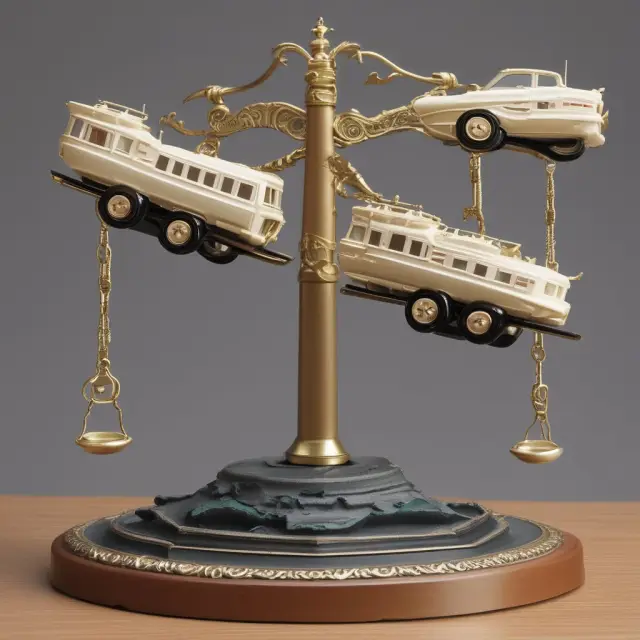 A balanced scale represents fairness as IRS code 409(a) regulations and phantom stock units come together