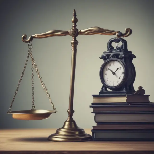 A set of scales with the advantages (weighted down) and disadvantages (weighted up) of phantom stock plans for employees balanced precariously