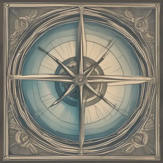 A compass with a heart as its needle, pointing towards legal frameworks and ethical considerations for philanthropic endeavors