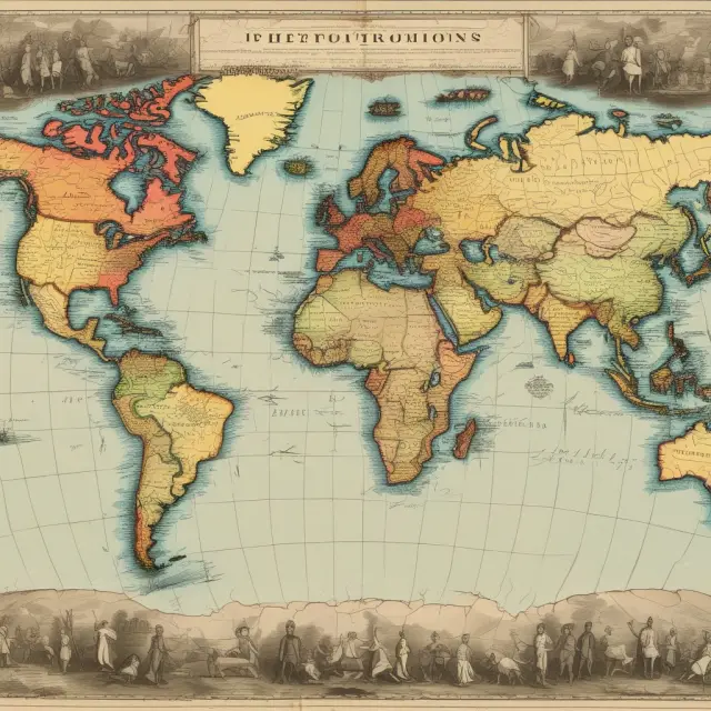An old world map with regions of Portugal, Italy, Ireland, Greece, and Spain outlined in red, emphasizing the historical context of derogatory labels