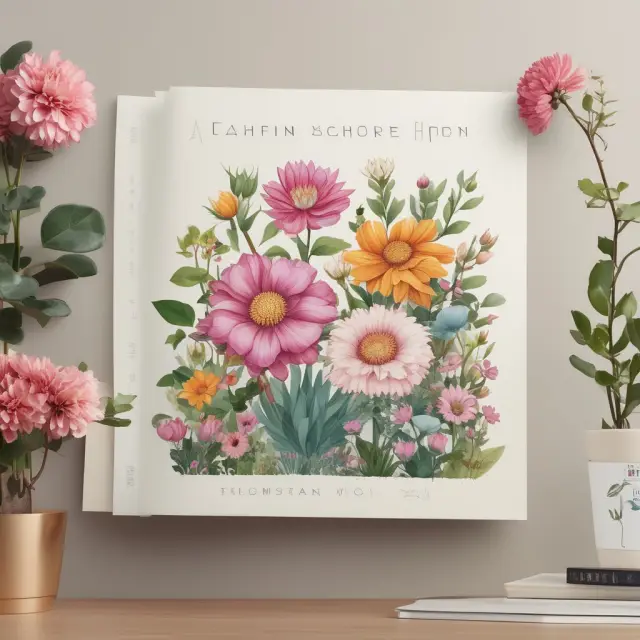 An image of a lush garden filled with vibrant, blooming flowers representing a firm
