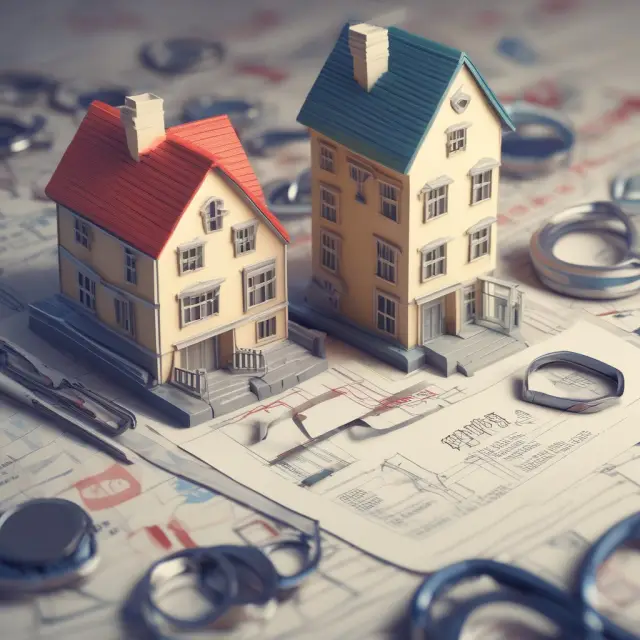An intricate web of Principal, Interest, Taxes, and Insurance (PITI) elements forming a stable foundation for financial safety nets and back-end ratio assessments in mortgage lending.