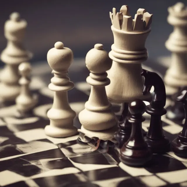 Two kings representing PLC and Ltd, deciding their moves on a business strategy chessboard