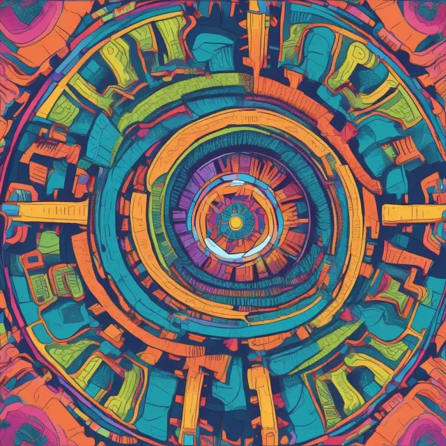 A colorful image showing various PLC logos as intricately connected gears symbolizing their role in driving the UK economy.