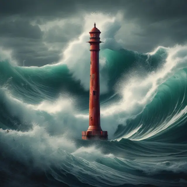 Plungers bravely maneuvering through turbulent waters to maintain investor trust.