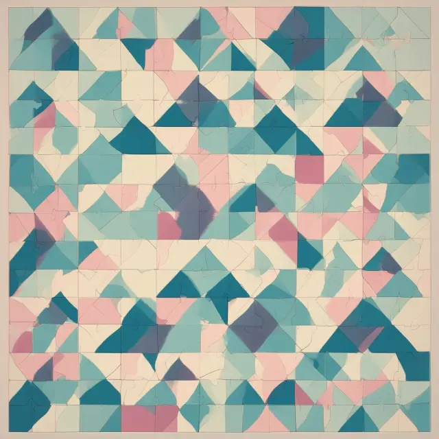 Missing puzzle pieces representing the limitations of the Poisson distribution, inviting exploration of alternative models for accurate financial analysis