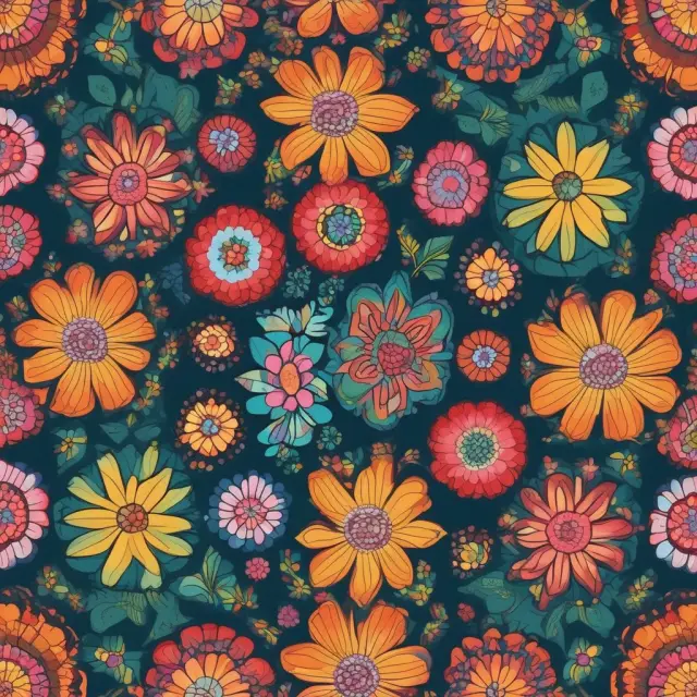 A vibrant kaleidoscope displaying eight different types of investment portfolios: hybrid, income-focused, aggressive, defensive, growth-oriented, value-oriented, socially responsible, and balanced.