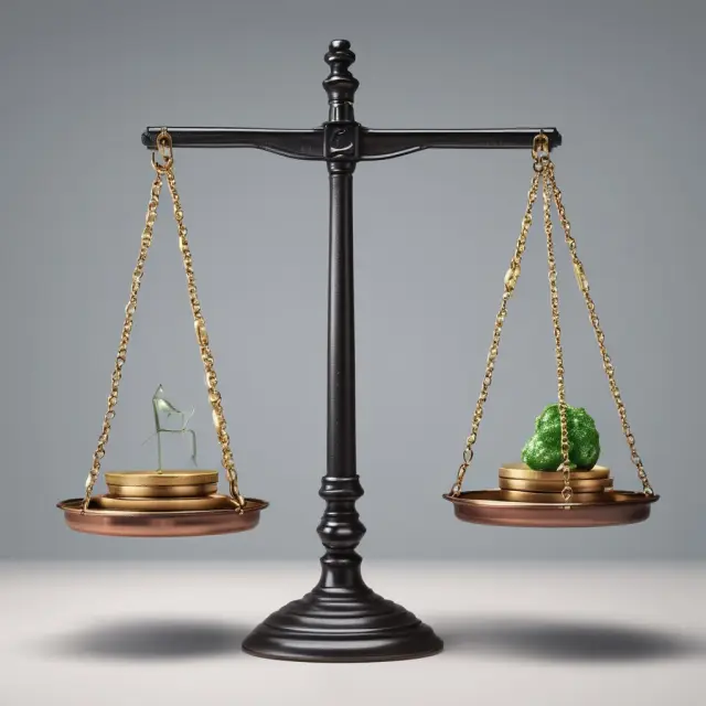 Image of two scales: one for banks and another for insurers, representing portfolio runoff and balance sheet management in finance