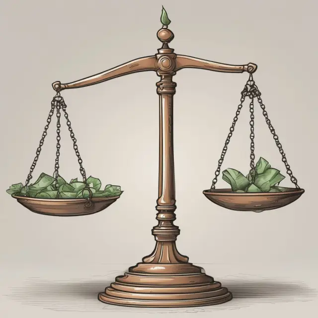A balanced scale represents the synergy between positive and normative economics for well-rounded economic policies